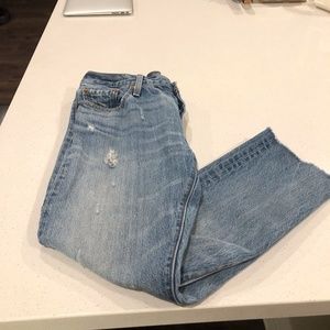 Levi's 501 ct ( customized and tapered)
